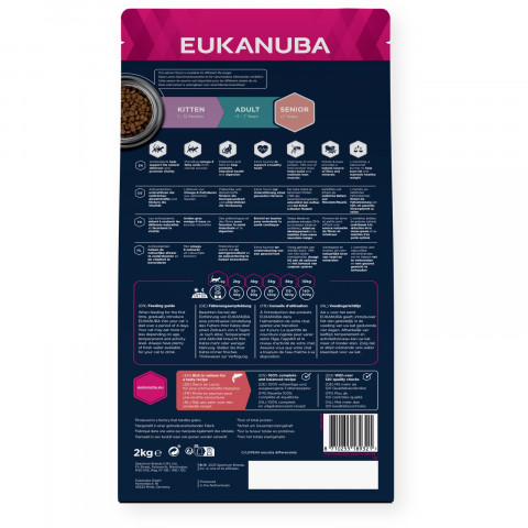 EUKANUBA Grain Free Senior Salmon - sucha karma dla kota - 2kg - Galeria zdjęcie 2