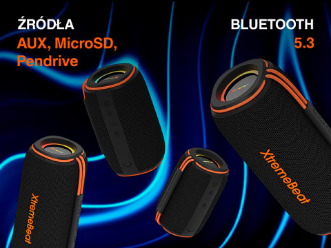 TRACER GŁOŚNIK TWS XTREMEBEAT PRO BLUETOOTH RGB - Galeria zdjęcie 4