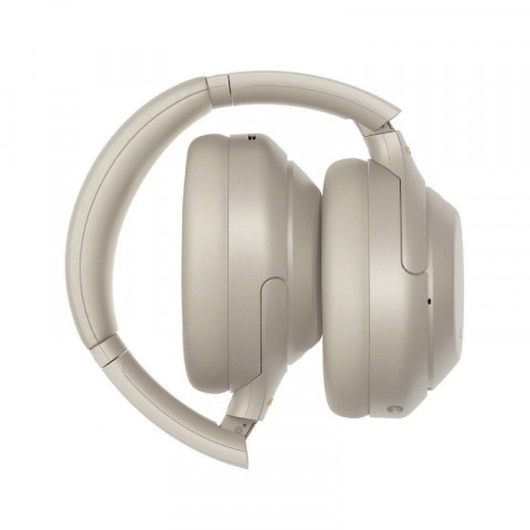 Słuchawki bezprzewodowe Sony WH-1000XM4/S srebrne - Galeria zdjęcie 4