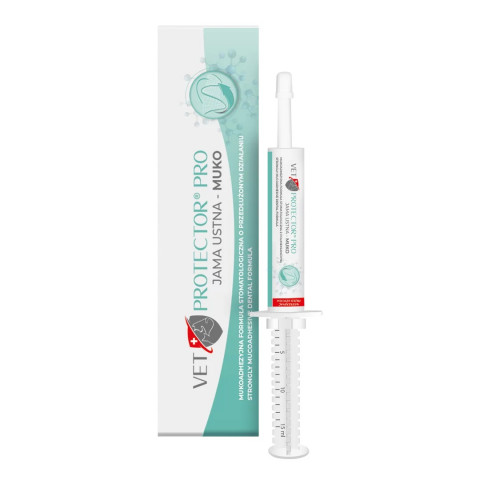 JM SANTE Vet Protector Pro Jama ustna Muko - stomatologiczny żel ochronny dla psa i kota - 15ml - Galeria zdjęcie 1
