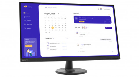 Lenovo ThinkVision C32u-40 31.5" VA 60Hz 250nits AG HDMI DP Raven Black 3Y - Galeria zdjęcie 4