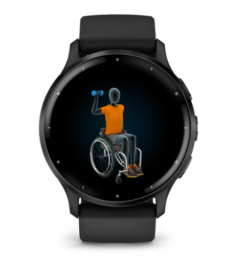 Zegarek Garmin Venu 3 45mm Czarny - Galeria zdjęcie 6