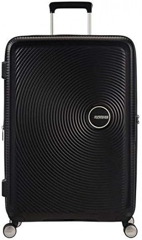 Walizka średnia American Tourister Soundbox EXP - bass black - Galeria zdjęcie 1