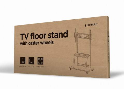 GEMBIRD STOJAK POD TELEWIZOR 37"-100", MOBILNY - Galeria zdjęcie 5