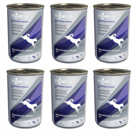 TROVET Hypoallergenic VPD z dziczyzną - mokra karma dla psa - 6x400g - Galeria zdjęcie 2