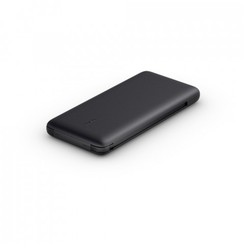 Powerbank Belkin BOOSTCHARGE Plus 10K USB-C Power Bank with Integrated Cables Lightning and USB-C 10000mAh 18W Black - Galeria zdjęcie 1