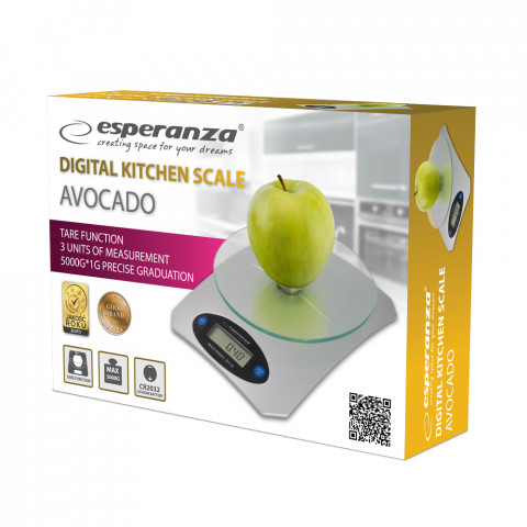 ESPERANZA WAGA KUCHENNA AVOCADO EKS006 - Galeria zdjęcie 3