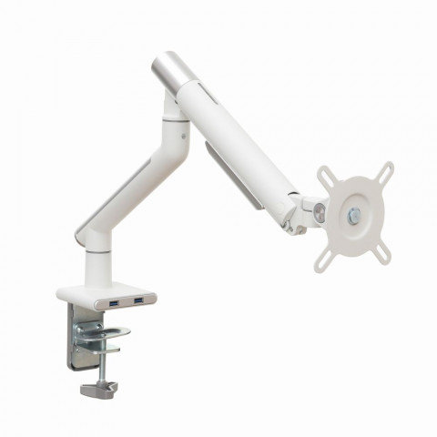 Uchwyt biurkowy gazowy do 1 monitora LED/LCD 17-32" L-19GD ART (2-9kg 2xUSB 3.0 PREMIUM ALU) - Galeria zdjęcie 1