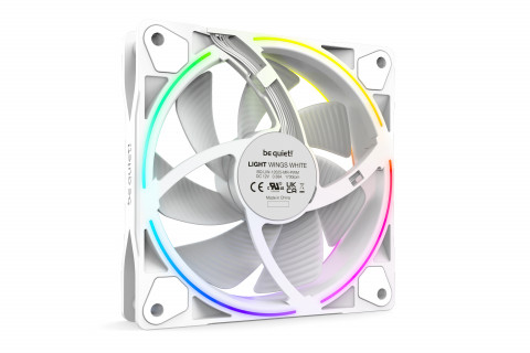 Wentylator be quiet! LIGHT WINGS White 120mm PWM Triple-Pack - Galeria zdjęcie 3
