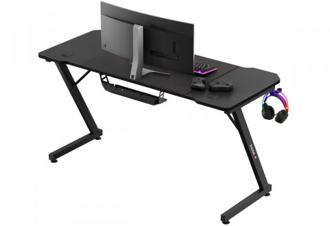 Biurko gamingowe Huzaro Hero 3.3 Black - Galeria zdjęcie 3