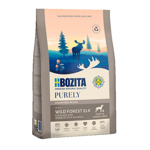 BOZITA Purely Junior Duże rasy Łoś - sucha karma dla psa - 11kg - Galeria zdjęcie 1
