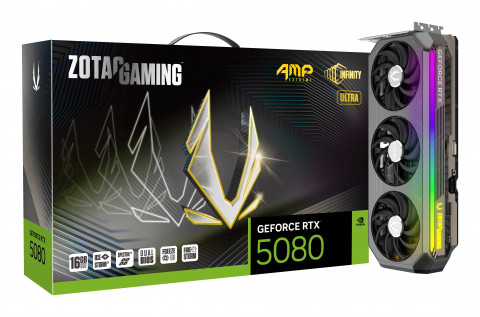 Karta graf. ZOTAC G RTX 5080 AMP EXTR INF ULTRA 16G - Galeria zdjęcie 8