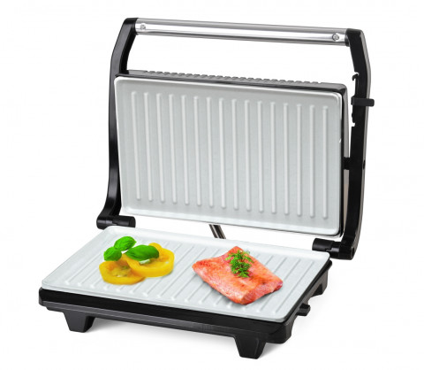 Grill elektryczny esperanza taleggio ekg006 (750w stołowy-zamykany, inox) ekg006 - Galeria zdjęcie 2