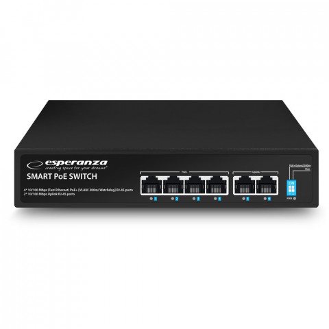 ESPERANZA SWITCH 6-PORTOWY POE 60W SPINNER ENS105 - Galeria zdjęcie 2