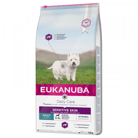 EUKANUBA Daily Care Sensitive Skin - sucha karma dla psa - 12kg - Galeria zdjęcie 1
