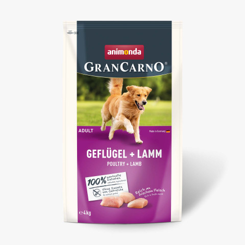 ANIMONDA Gran Carno Adult Drób z jagnięciną - sucha karma dla psa - 4kg - Galeria zdjęcie 1