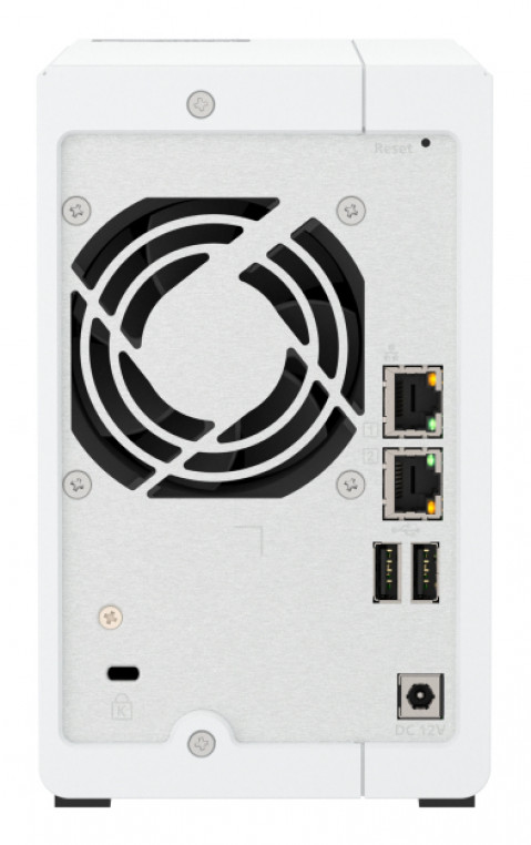 Qnap TS-216G, Tower, 2 x 2.5"/3.5" SATA, ARM 2.0GHz Quad core, 4GB, 1 x 2.5GbE + 1 x GbE, External adapter (PSU) - Galeria zdjęcie 6