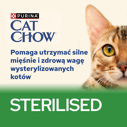 Purina Cat Chow Sterilised z kurczakiem i bakłażanem w sosie - mokra karma dla kota - 85 g - Galeria zdjęcie 7