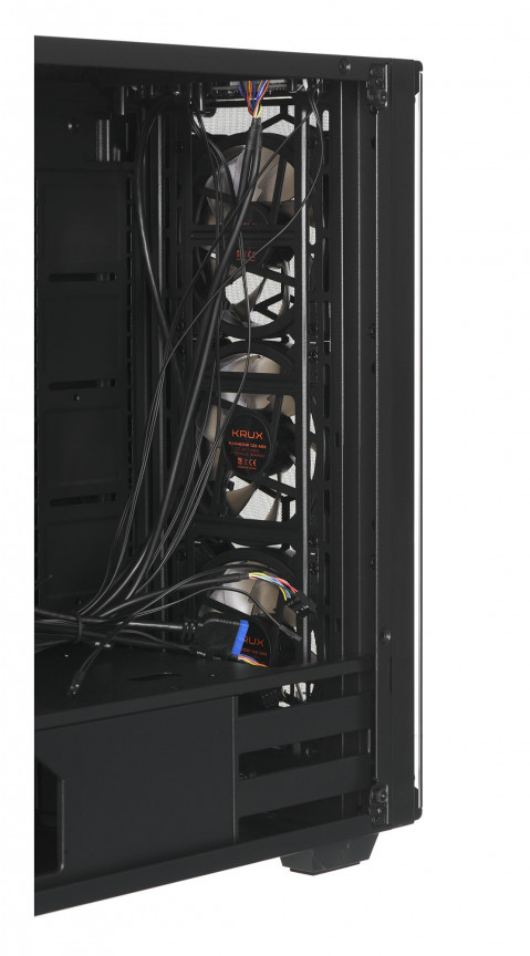 Obudowa KRUX Leda Black (KRX0007) - Galeria zdjęcie 3