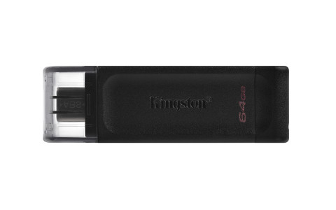 KINGSTON FLASH 64GB USB-C 3.2 Gen1 DataTraveler 70 - Galeria zdjęcie 1