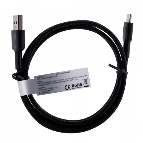 AUKEY CB-CD30 KABEL USB-C QC PD 0.9M 3A NYLON - Galeria zdjęcie 9