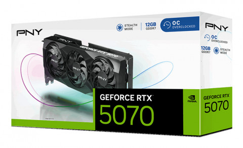 Karta graf. PNY GeForce RTX 5070 12GB OC 3-FAN - Galeria zdjęcie 8