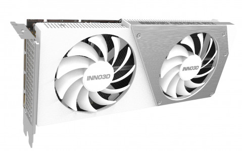 Karta graficzna INNO3D GeForce RTX 4060 Ti TWIN X2 OC WHITE 8GB GDDR6 DLSS 3 - Galeria zdjęcie 1