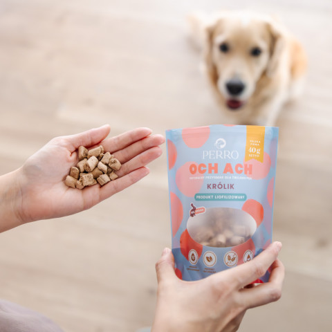 PERRO Och Ach Królik - przysmak dla psa - 40g - Galeria zdjęcie 3