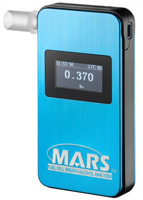 Alkomat elektrochemiczny Alcovisor Mars BT BLUE - Galeria zdjęcie 1