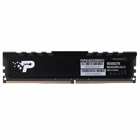 PATRIOT DDR4 16GB SIGNATURE PREMIUM 3200MHz CL22 - Galeria zdjęcie 1