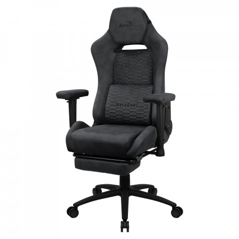 FOTEL AEROCOOL ROYAL AeroSuede SLATE GREY - Galeria zdjęcie 1