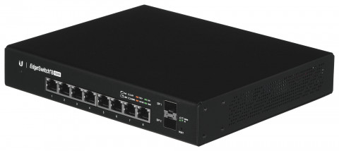 Switch Ubiquiti EdgeSwitch 8 PoE 10p PoE ( PoE+: 8;) 130W Managed Gigabit - Galeria zdjęcie 2