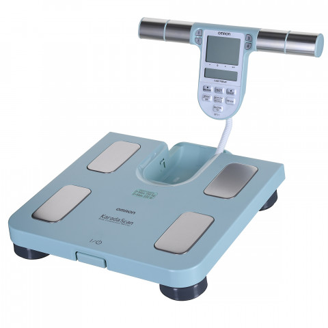 Waga z analizatorem składu ciała Omron Body Comp Monitor BF511 Turq HBF-511T-E - Galeria zdjęcie 1