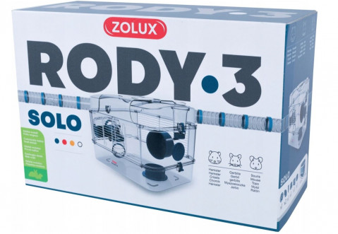 ZOLUX Rody3 Solo - klatka dla małych gryzoni - niebieski - Galeria zdjęcie 2