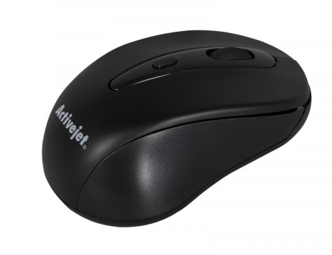Activejet AMY-213 Mysz bezprzewodowa USB optyczna; 1600 DPI; kolor czarny) - Galeria zdjęcie 3