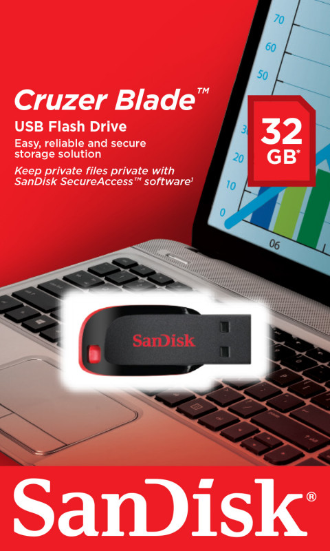SANDISK FLASH CRUZER BLADE 32GB - Galeria zdjęcie 3