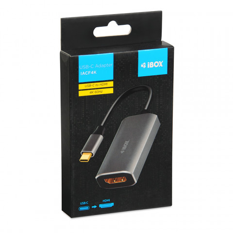 IBOX ADAPTER IACF4K USB-C TO FEMALE HDMI 4K - Galeria zdjęcie 4
