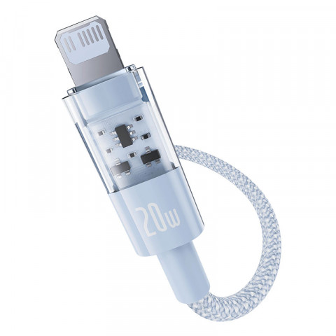 Kabel Baseus Gem USB C-IP 20W 2m (niebieski) - Galeria zdjęcie 2