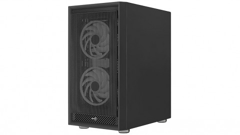 Obudowa AEROCOOL PGS GRAPHITE-G-BK-v2 FRGB czarna - Galeria zdjęcie 8