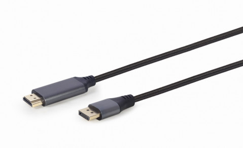 GEMBIRD KABEL DISPLAYPORT M -> HDMI M/M 4K, 1.8M - Galeria zdjęcie 1
