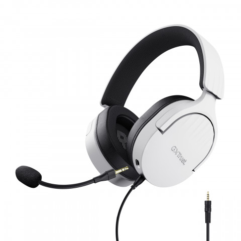 Słuchawki TRUST GXT489W FAYZO HEADSET WHT (25210) - Galeria zdjęcie 1