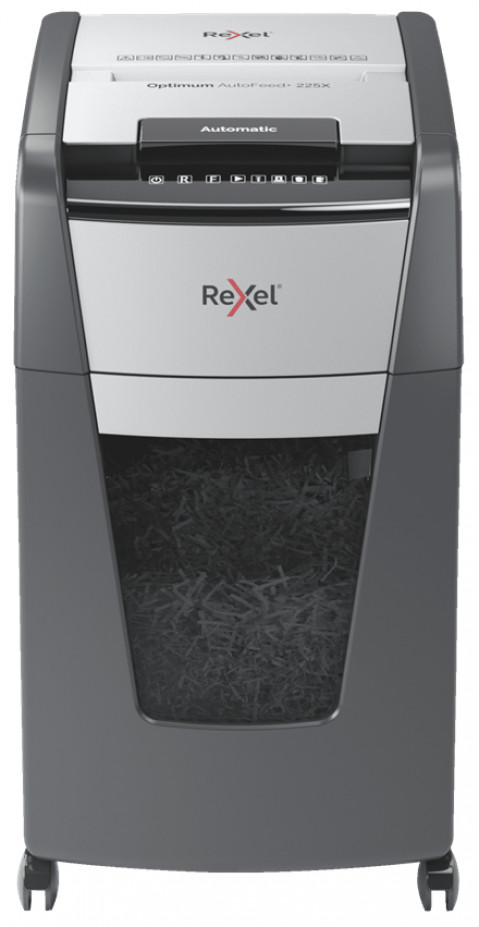 Rexel Niszczarka Optimum AutoFeed+ 225X, (P-4), 225 kartek, 60 l kosz - Galeria zdjęcie 1