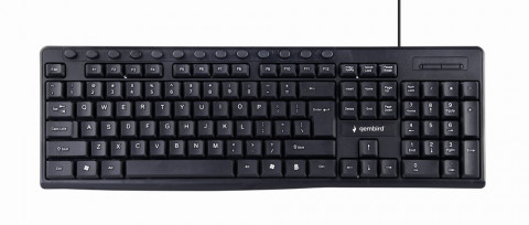 GEMBIRD KLAWIATURA MULTIMEDIALNA KB-UM-107 USB, CZ - Galeria zdjęcie 1