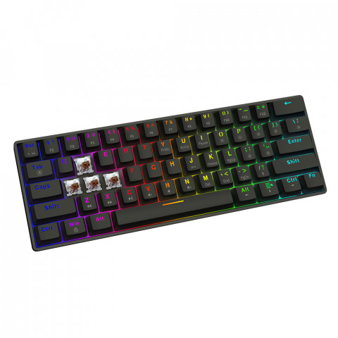SAVIO KLAWIATURA MECHANICZNA BLACKOUT X2 BROWN - Galeria zdjęcie 5