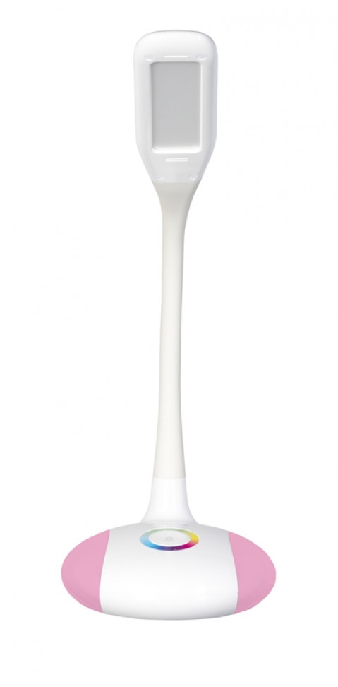 Nowoczesna lampka na biurko wielokolorowa RGB LED Activejet VENUS RGB biała z funkcją oświetlenia nocnego - Galeria zdjęcie 3