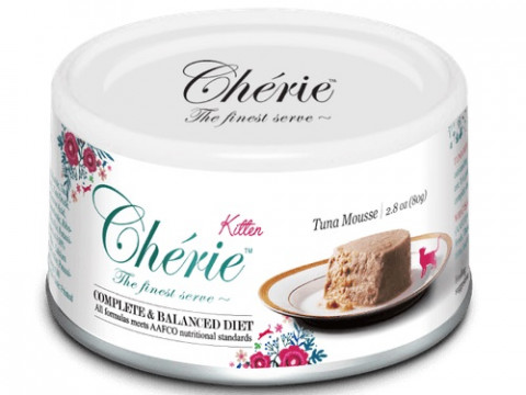 CHERIE Kitten Mus z tuńczyka - mokra karma dla kota - 80g - Galeria zdjęcie 1
