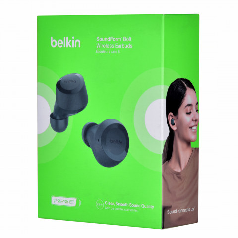 Słuchawki bezprzewodowe douszne Belkin SoundForm Bolt True Wireless Earbuds BT5.2 IPX4 Teal - Galeria zdjęcie 13