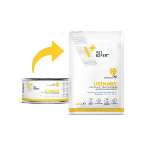 VET EXPERT Veterinary Diet Urinary Cat - mokra karma dla kota - 100g - Galeria zdjęcie 4