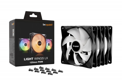 WENTYLATOR BE QUIET! Light Wings LX 120mm PWM Triple Pack - Galeria zdjęcie 5