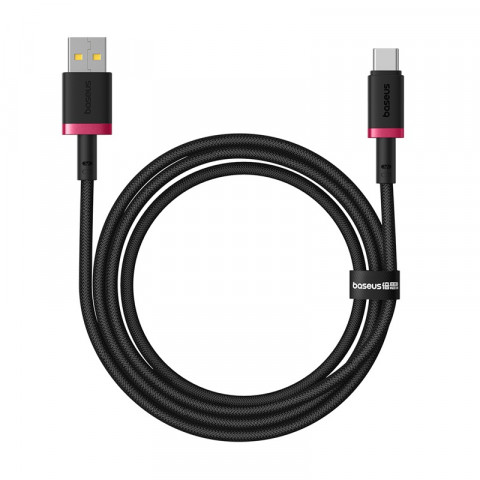 Kabel Baseus Dura USB-Typ C 60W 1m (czerwono-czarny) - Galeria zdjęcie 1